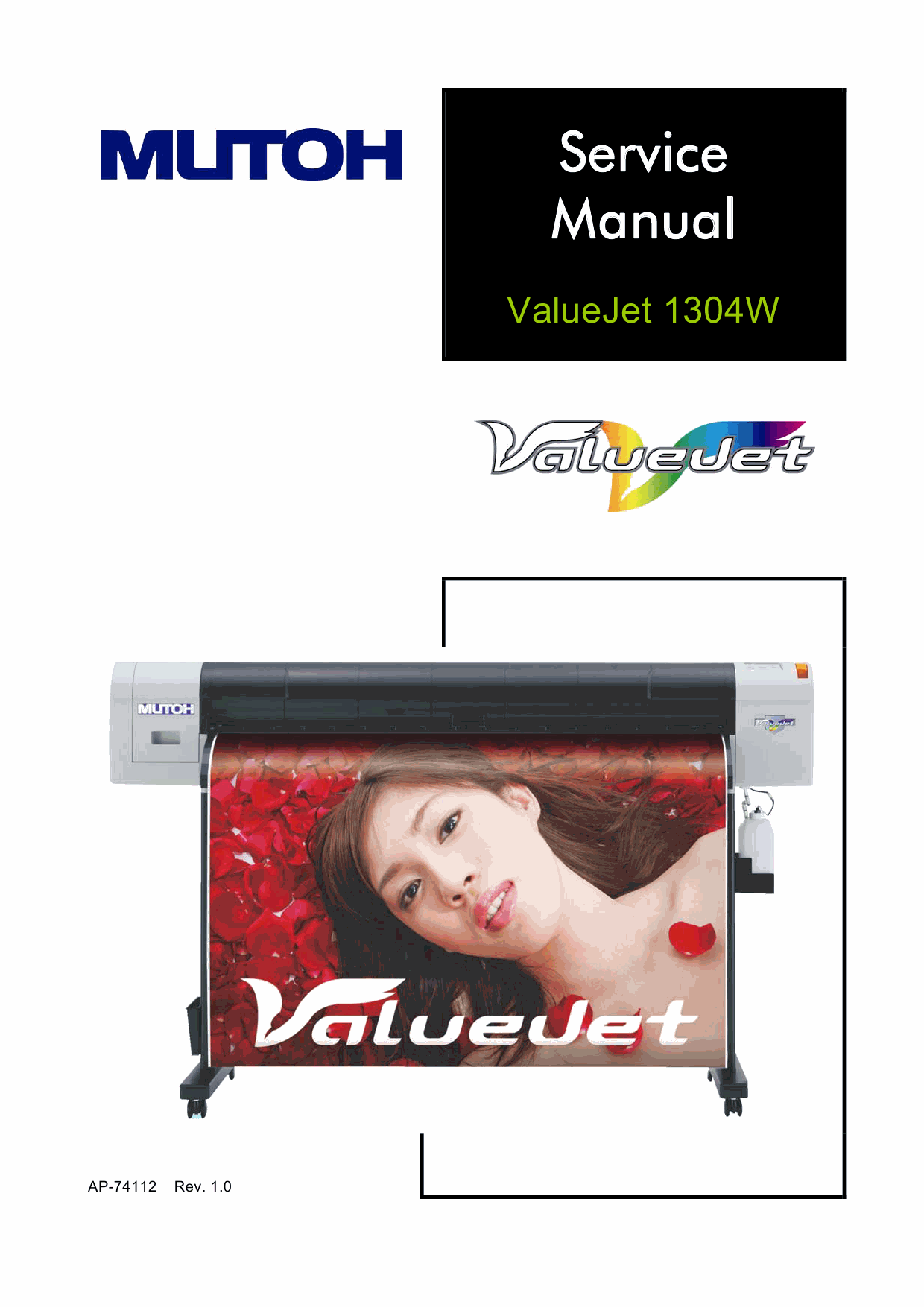 MUTOH ValueJet VJ 1304W Service Manual-1